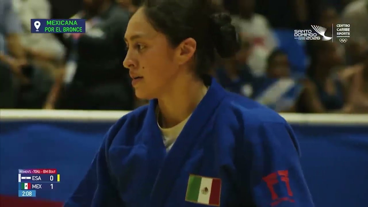 KATIA CASTILLO consigue BRONCE para MÉXICO en JUDO de JUEGOS CENTROAMERICANOS