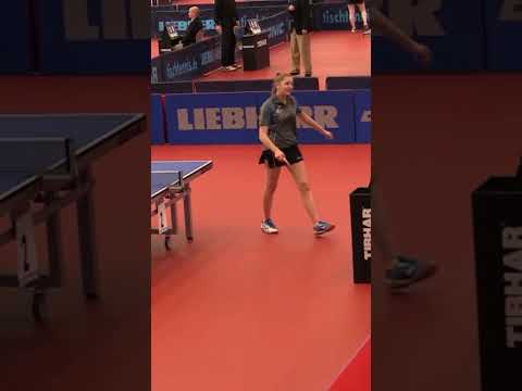 this must have hurt... the table. | SDTV Tischtennis