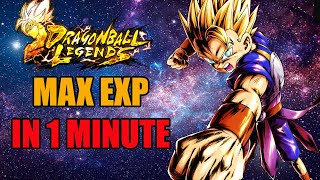 HOW TO GET MAX EXP IN DRAGON BALL LEGENDS IN 1 Minute