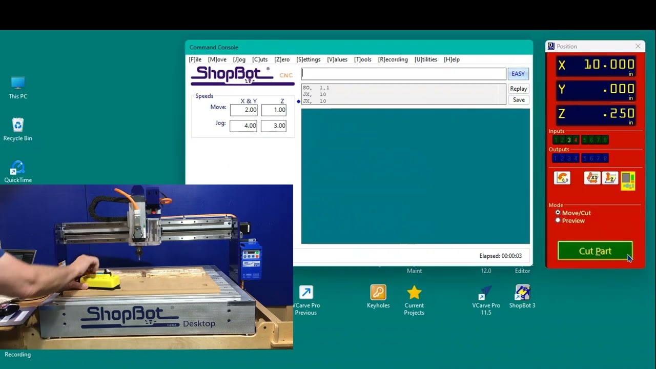 ShopBot Control Software Basics