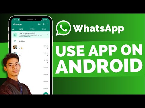 How To Use WhatsApp On Android !