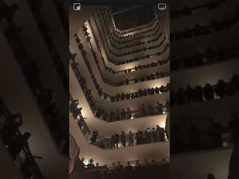 Colorado All State mixed choir balcony sing