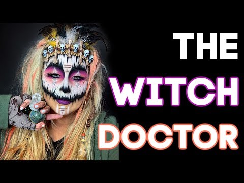 Witch Doctor Halloween Makeup Tutorial | VooDoo Makeup Halloween 2019 Video