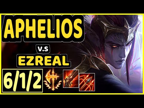 INNAXE (APHELIOS) vs EZREAL - 6/1/2 KDA BOTTOM ADC CHALLENGER GAMEPLAY - EUW