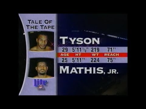 Mike Tyson vs Buster Mathis Jr - Full Fight - 12-16-1995
