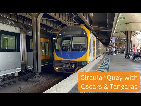 Sydney Trains Vlog 2005: Circular Quay with Oscars & Tangaras