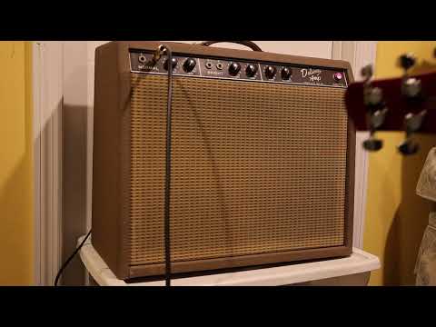 1963 Fender Deluxe 6G3 Brownface – 100% Original w/ Hang Tag – Collector Grade image 19