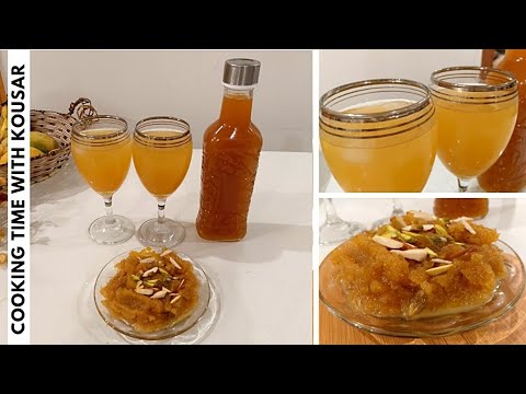 Peach Juice & Peach Halwa | How to Make Peach Juice & Halwa | Fresh Peach Juice | Peach Halwa Recipe