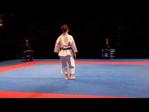 Karate1 PL, Almere 2014 - DIMITROVA vs. SANCHEZ - Kata fem. FINAL