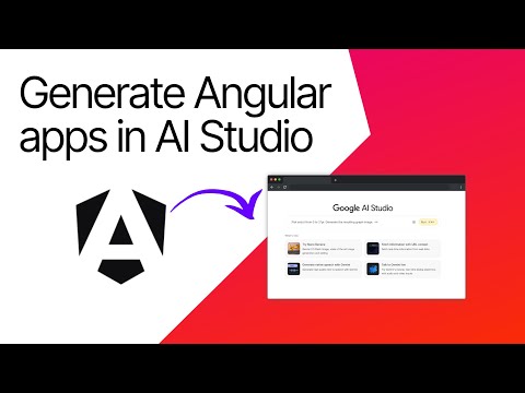 Generating Angular Apps in Google AI Studio
