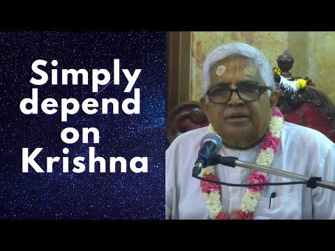 H.G. Vrishabhanu Prabhu | Simply depend on Krishna | ISKCON Chowpatty
