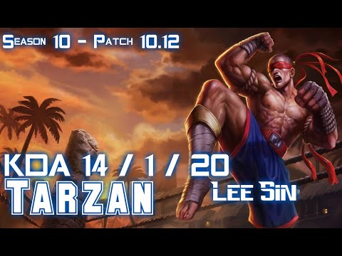 Tarzan LEE SIN vs WUKONG Jungle - Patch 10.12 KR Ranked
