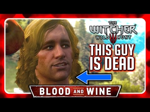 Witcher 3 🌟 BLOOD AND WINE 🌟 Guillaume Dies (Smitten Knight Quest Never Completed)