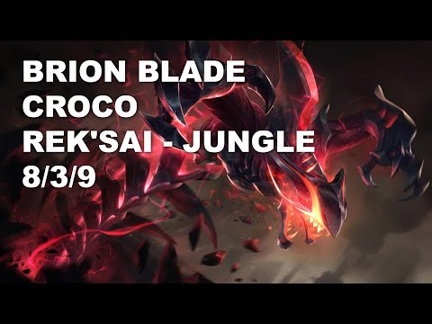 BRION BLADE Croco Jungle Rek'Sai vs Trundle - KR Challenger Patch 10.9