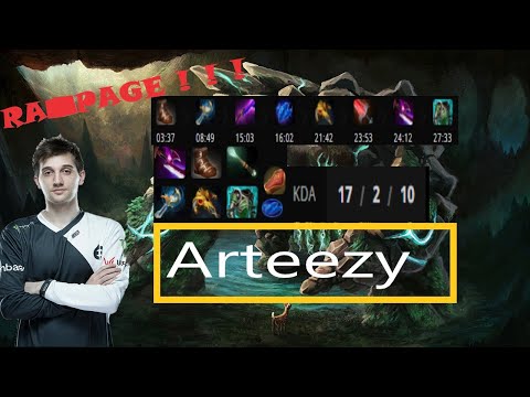 Arteezy Tiny Carry Gameplay New Patch 7.31 - Dota 2 Full Game Player Perspective !