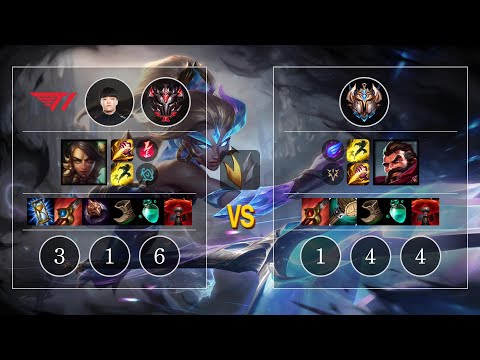 T1 Ellim Nidalee vs Graves Jungle - KR Patch 10.12