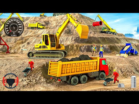 City Road Builder Highway Construction - Excavator Loading Simulator 3D - Android GamePlay