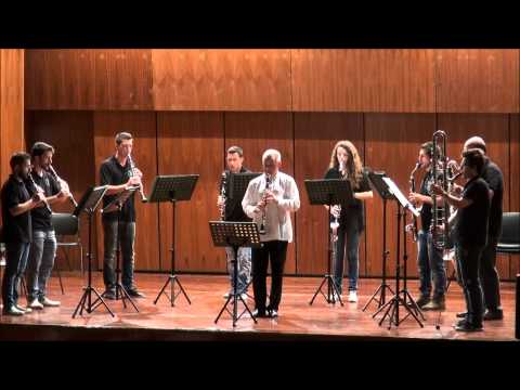 Ronald van Spaendonck-Orpheus Clarinet Choir, Weber clarinet concerto no 2, Op 74 - I.movement