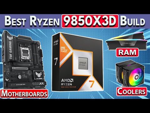 Best Ryzen 9850X3D Gaming PC Build 🛑 Best GPU, RAM, Motherboard & More
