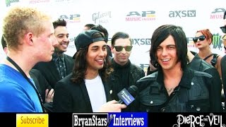 Pierce The Veil & Sleeping With Sirens Interview AP Music Awards 2014