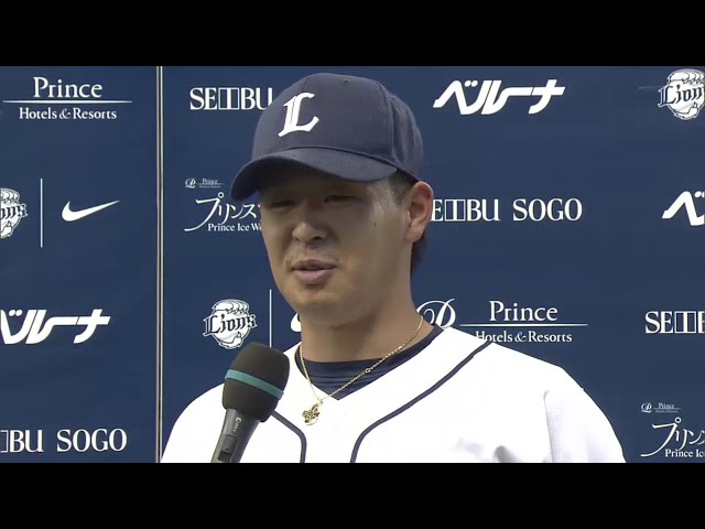 ライオンズ・浅村選手・野上投手ヒーローインタビュー 2015/3/28 L-Bs