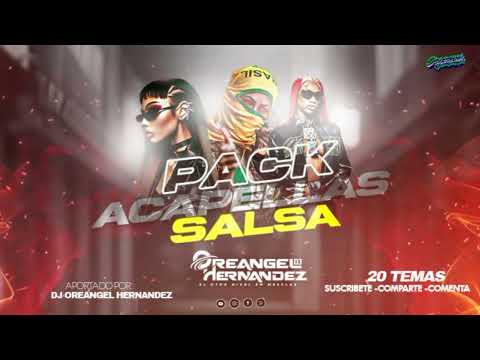 SUPER PACK DE ACAPELLAS DE SALSA BAUL 2024 LAS MAS VIRALES DJ OREANGEL HERNANDEZ  #parati