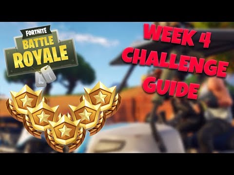 HOW TO COMPLETE ALL WEEK 4 CHALLENGES – SEASON 5 | FORTNITE BATTLE ROYALE TIPS/TUTORIALS