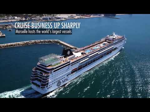 O porto de Marselha Fos