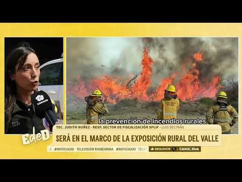 El SPLIF Luis Beltrán brindará una charla de prevención y quemas responsables en la Expo Rural