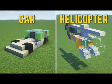 Minecraft | How to make working Vehicles