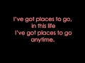 Anouk - Places to go / Lyrics 