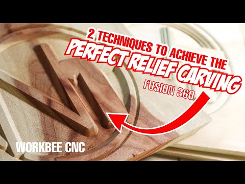 Beginners guide to vbit relief carving - fusion 360 90deg v bit Workbee cnc