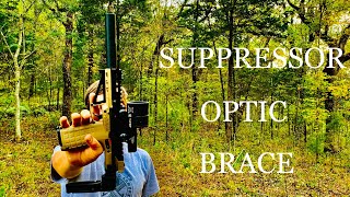 Kel-Tec CP33 22LR Competition Pistol Suppressor Optic & Brace 🤫