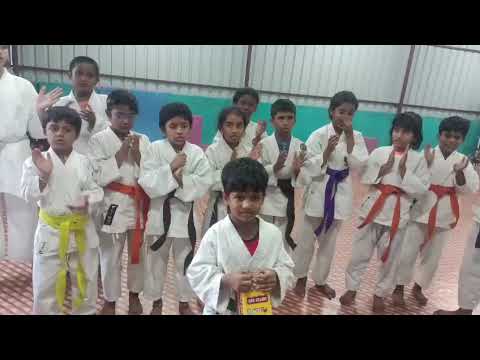 Srihaan Birthday wishes from karate friends 🎁💐
