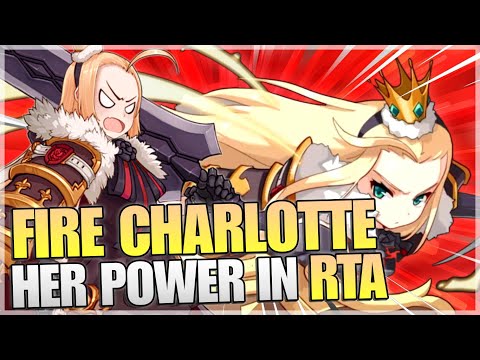 FIRE CHARLOTTE in RTA (DON'T UNDERESTIMATE HER FOREHEAD) - Epic Seven