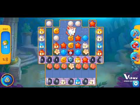 Fishdom. 9182 level no boosters and diamonds. 14 moves