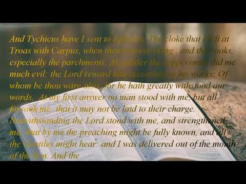 The Holy Bible | book 55 - 2 Timothy - Chapter 04
