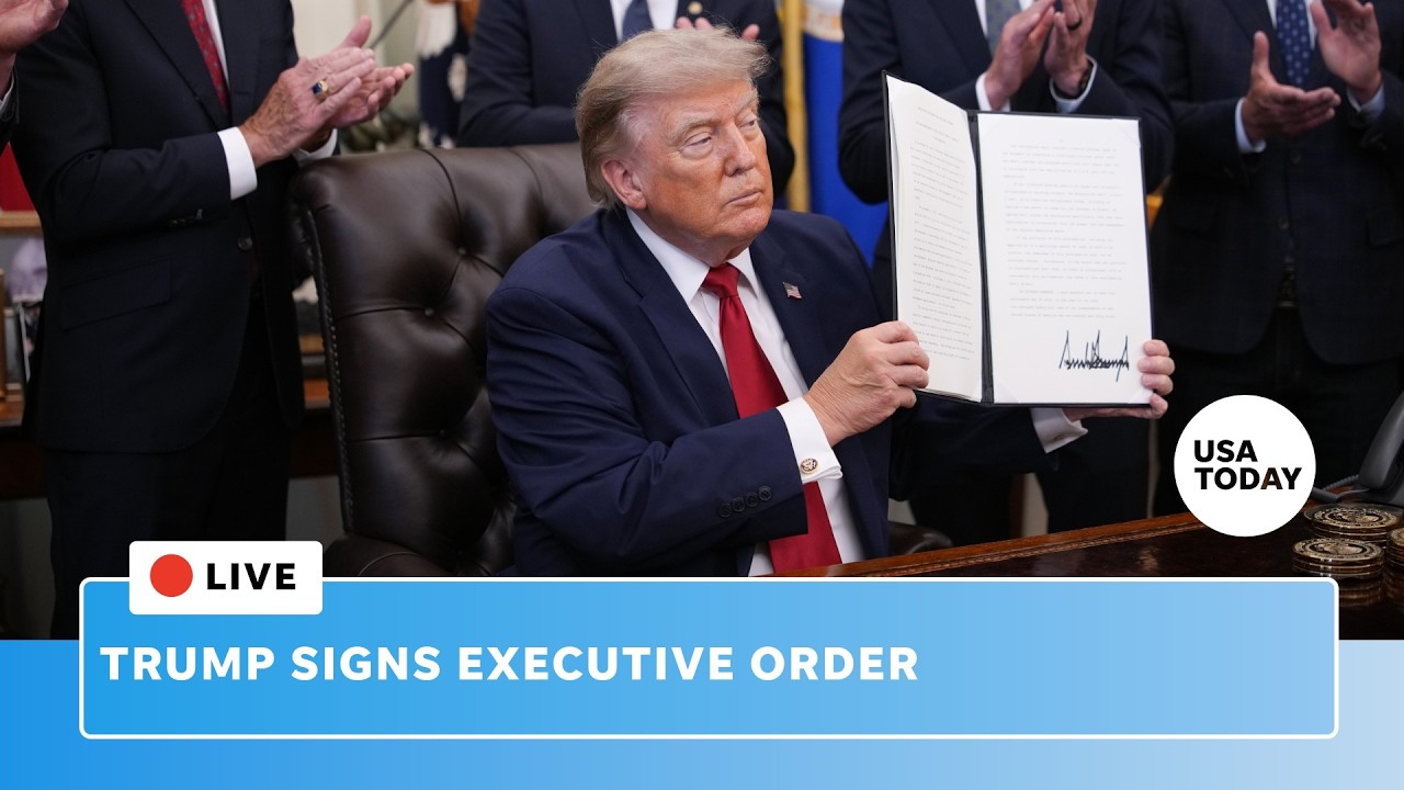 Live: Trump signs executive order from White House to establish 'Military Spouse Commission'