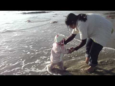 Aarushi Walking on Beach 01