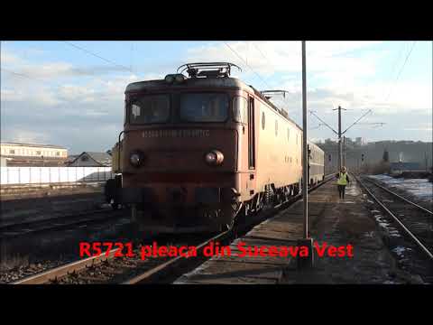 Tren R5721 Suceava - Cimpulung Moldovenesc intra in Suceava Vest - 12.02.2020