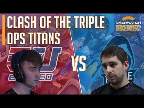 Rogue vs eUnited  - Clash of The Triple DPS Titans | TaKeOver 2 - Overwatch Esports Highlights