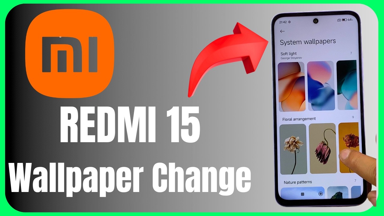 🖼️ Redmi 15 Wallpaper Change 😱📱 | Home & Lock Screen Customization