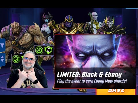 Marvel Strike Force: Ebony Maw Seven Stars Final Unlock! Can I Do It? Black Order! Tough Enough?