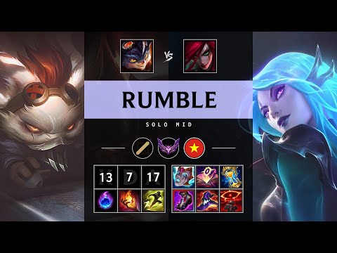 Rumble Mid vs Katarina - VN Master Patch 25.15
