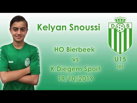 Kelyan Snoussi U15ipr K Diegem Sport vs HO Bierbeek (19-10-2019)
