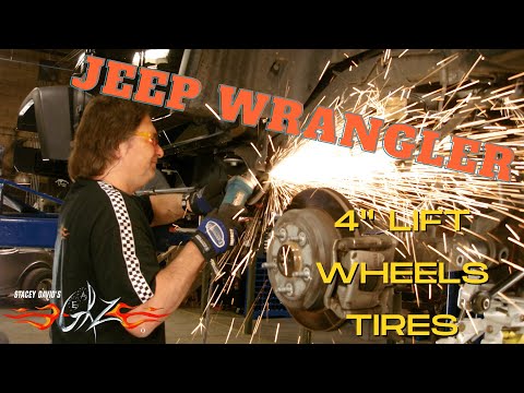 How to Install a Skyjacker 4" Lift on a Jeep JK Wrangler - Stacey David's Gearz S2 E12