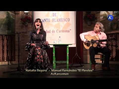 #Flamenco: Natalia Segura y Manuel Fdez El Peroles por Solea #Carmona XXXII Concurso Nacional Cante