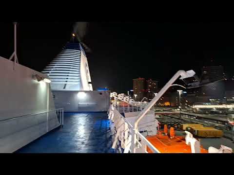 Fähre von Genua nach Palermo - Ganz oben an Deck (03.04.2025)