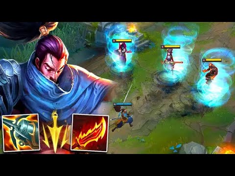 Yasuo but my Q applies on-hit effects and so I built every item (INSANE DAMAGE)