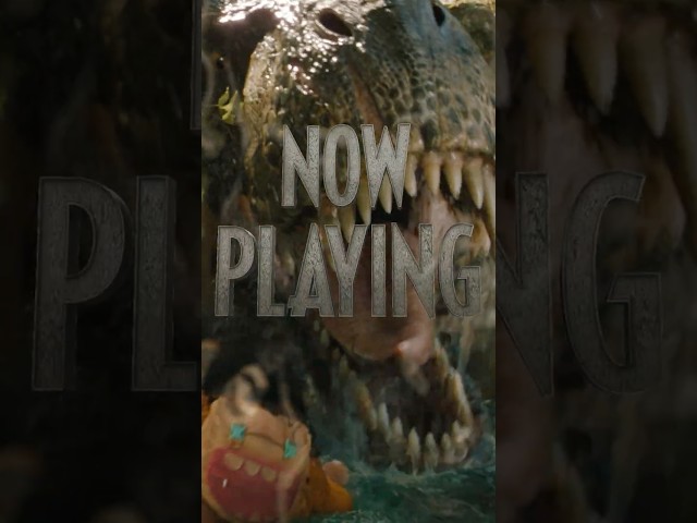 The day has finally arrived! Jurassic World Rebirth is NOW PLAYING in theaters.
